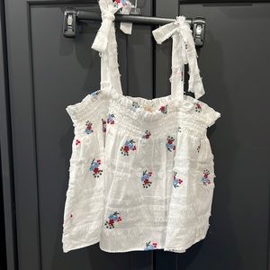 Gianni Bini Floral Babydoll Top